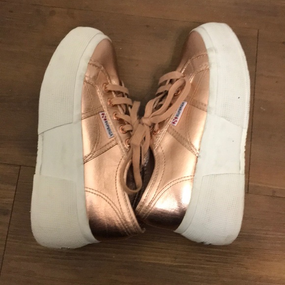Superga Rose Gold Platform - Picture 5 of 6